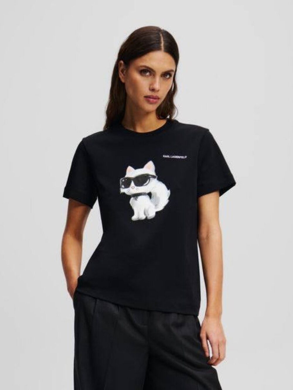 ✨ Karl Lagerfeld Paris Ikon Choupette Graphic Tee - NWT!, size XL ✨